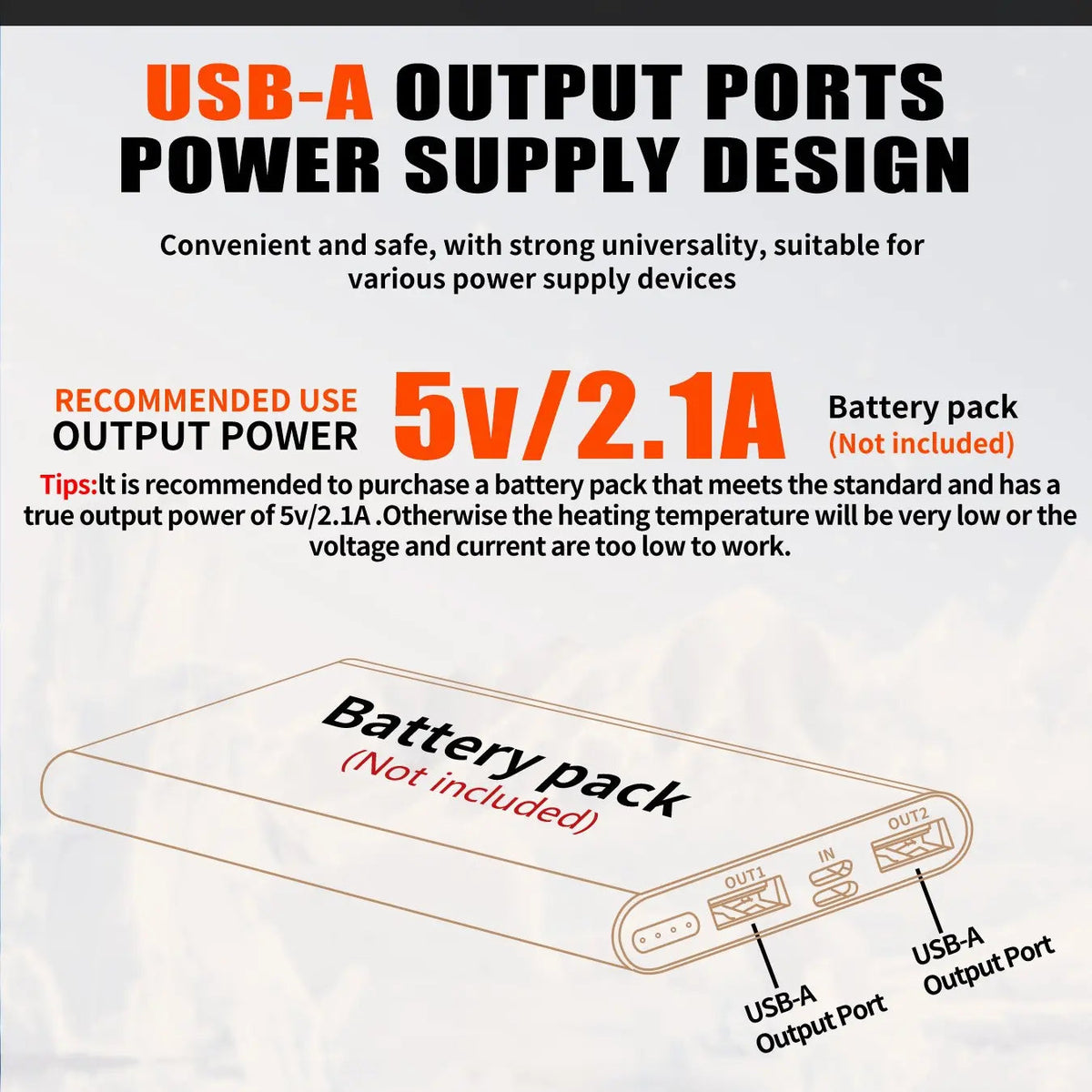 Men's Heated Hoodie – 26 Heating Zones, USB Powered Half-Zip Pullover with Arm Pocket (Power Bank Sold Separately)