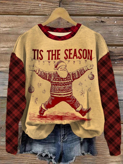 Women's Tis The Season Print Sweatshirt