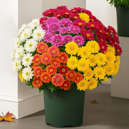 🔥 52% OFF Today Only 🔥 - Artificial Outdoor Mums Flowers - UV resistant, Waterproof, Windproof🌼