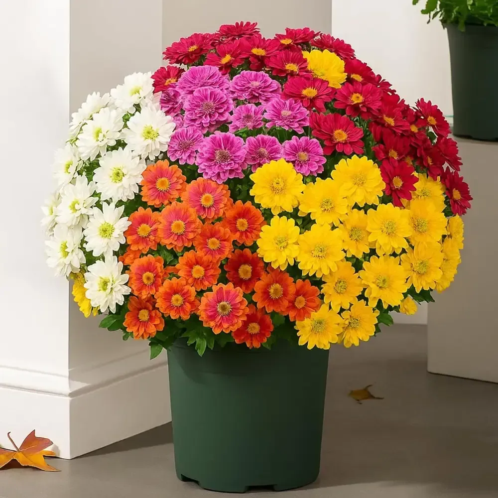 🔥 52% OFF Today Only 🔥 - Artificial Outdoor Mums Flowers - UV resistant, Waterproof, Windproof🌼
