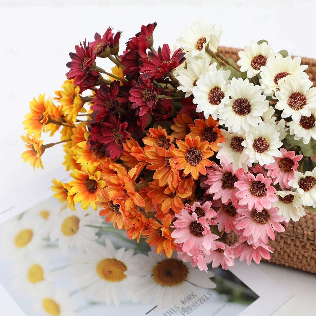 🔥 52% OFF Today Only 🔥 - Artificial Outdoor Mums Flowers - UV resistant, Waterproof, Windproof🌼