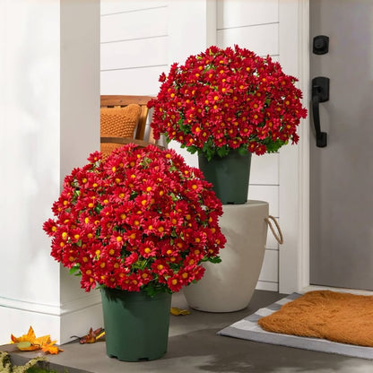 🔥 52% OFF Today Only 🔥 - Artificial Outdoor Mums Flowers - UV resistant, Waterproof, Windproof🌼